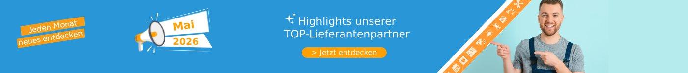 Entdecke die Top Lieferanten im Mai